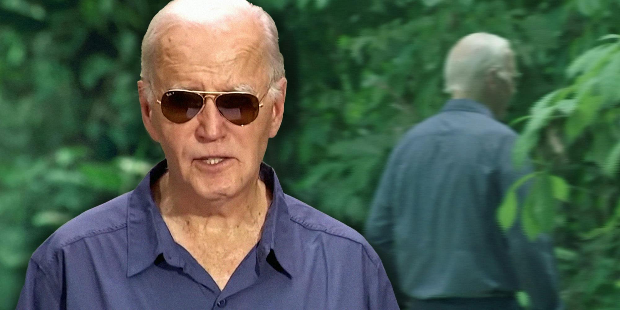 Biden’s Amazonian press conference exit has people afraid he’ll never be seen from again