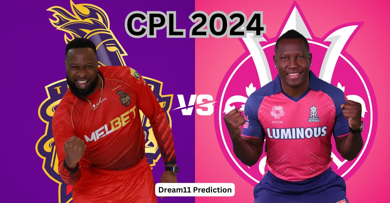 TKR vs BR, CPL 2024, Eliminator 1: Match Prediction, Dream11 Team, Fantasy Tips and Pitch Report | Trinbago Knight Riders vs Barbados Royals