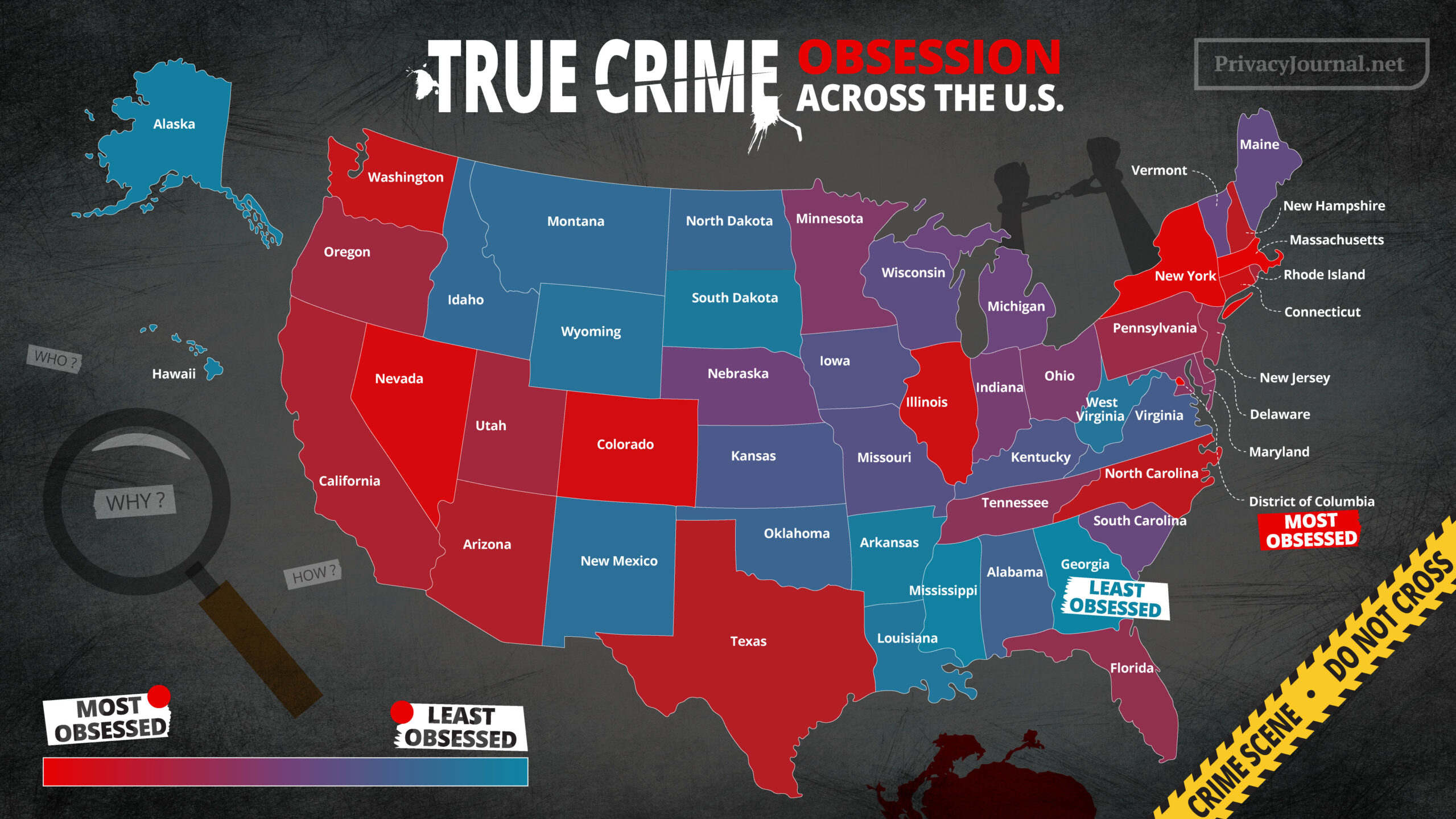 America’s True Crime Obsession, Mapped