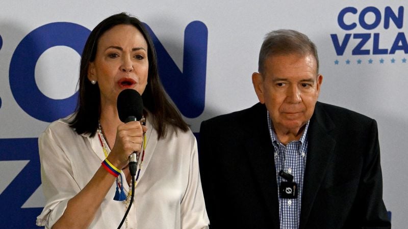 Machado y González denuncian el fallecimiento en prisión de Jesús Manuel Martínez Medina, miembro del partido Vente Venezuela y testigo de la oposición de las elecciones del 28 de julio