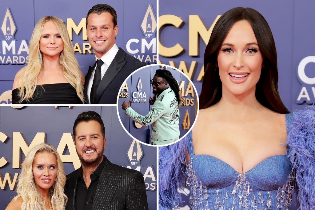 All the celebrities on the CMAs 2024 red carpet