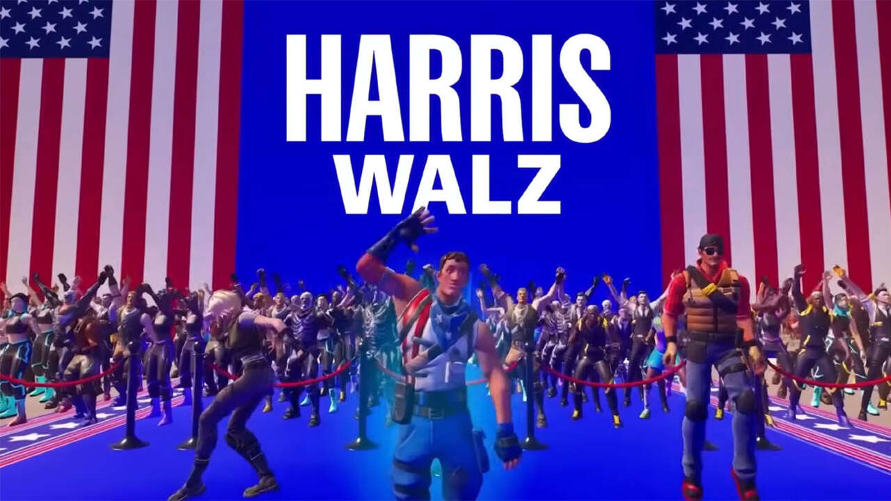 Kamala Harris And Tim Walz Launch Their Own Fortnite Map