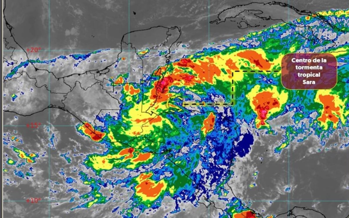 Tormenta tropical Sara se dirige a México tras dejar miles de afectados en Honduras