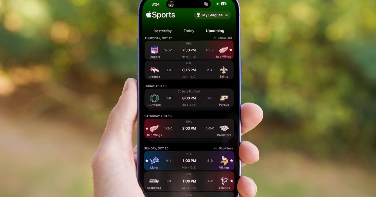 If you aren’t already using the Apple Sports app, you need to