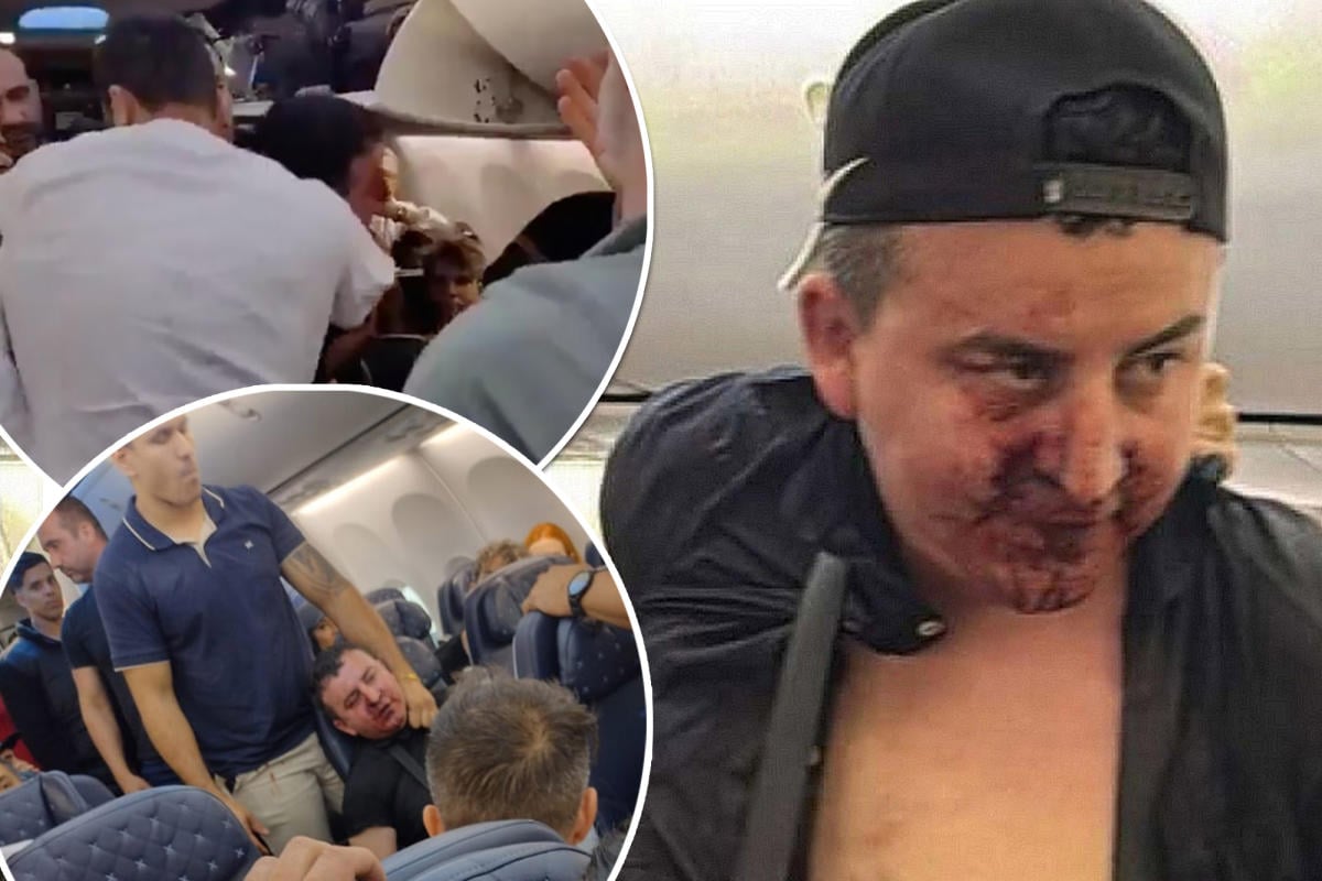 Passenger beat up after opening plane’s emergency door during flight: ‘He almost lost consciousness’