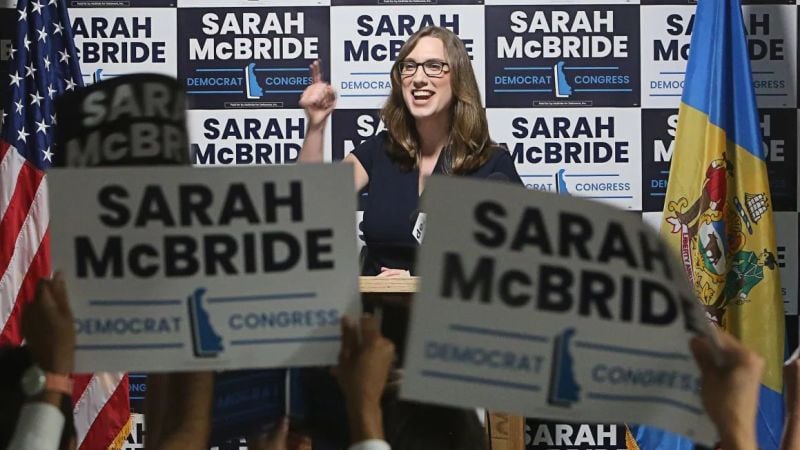 Sarah McBride ganará escaño para la Cámara por Delaware, convirtiéndose en la primera persona transgénero en el Congreso de EE.UU., proyecta CNN