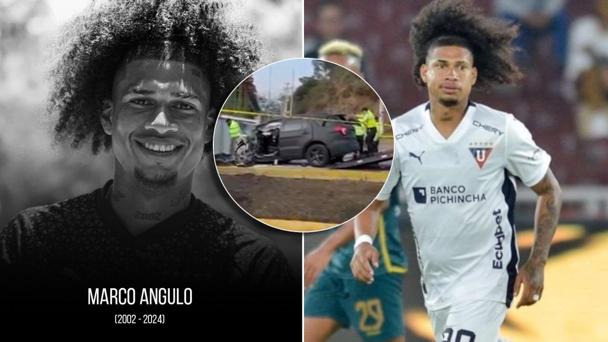 Muere con 22 años el jugador internacional Marco Angulo tras el accidente en el que fallecieron dos futbolistas