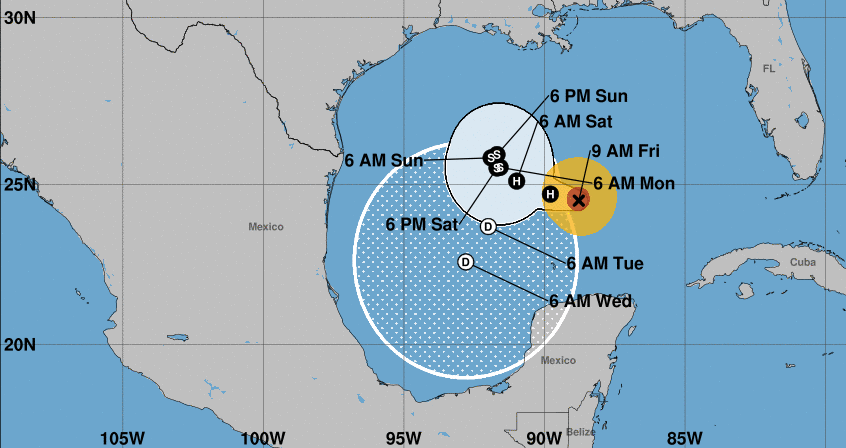 Hurricane Rafael tracker: Category 2 storm churns in the Gulf of Mexico