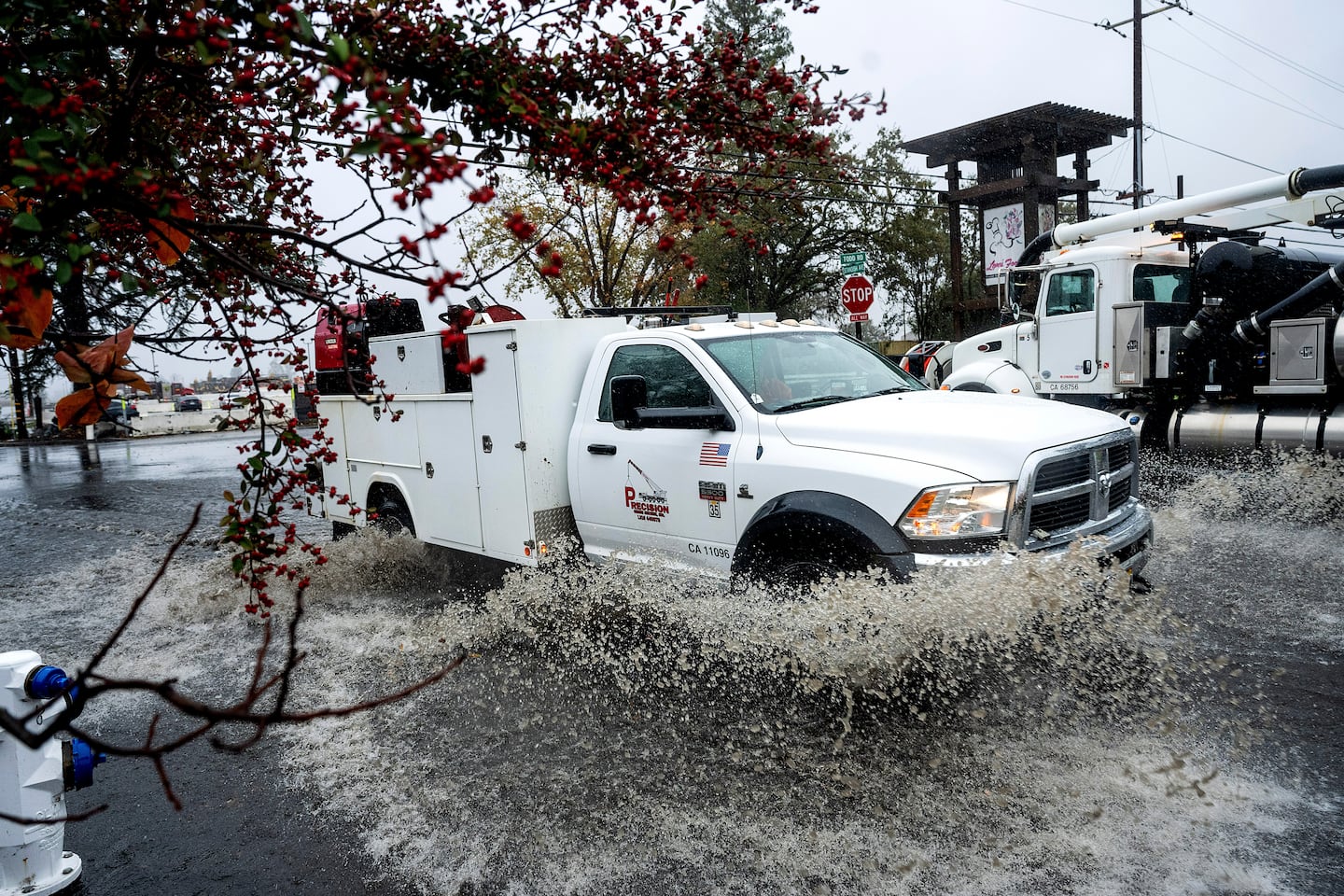 Rain and snow pummel Northern California in latest wave of damaging weather to strike West Coast