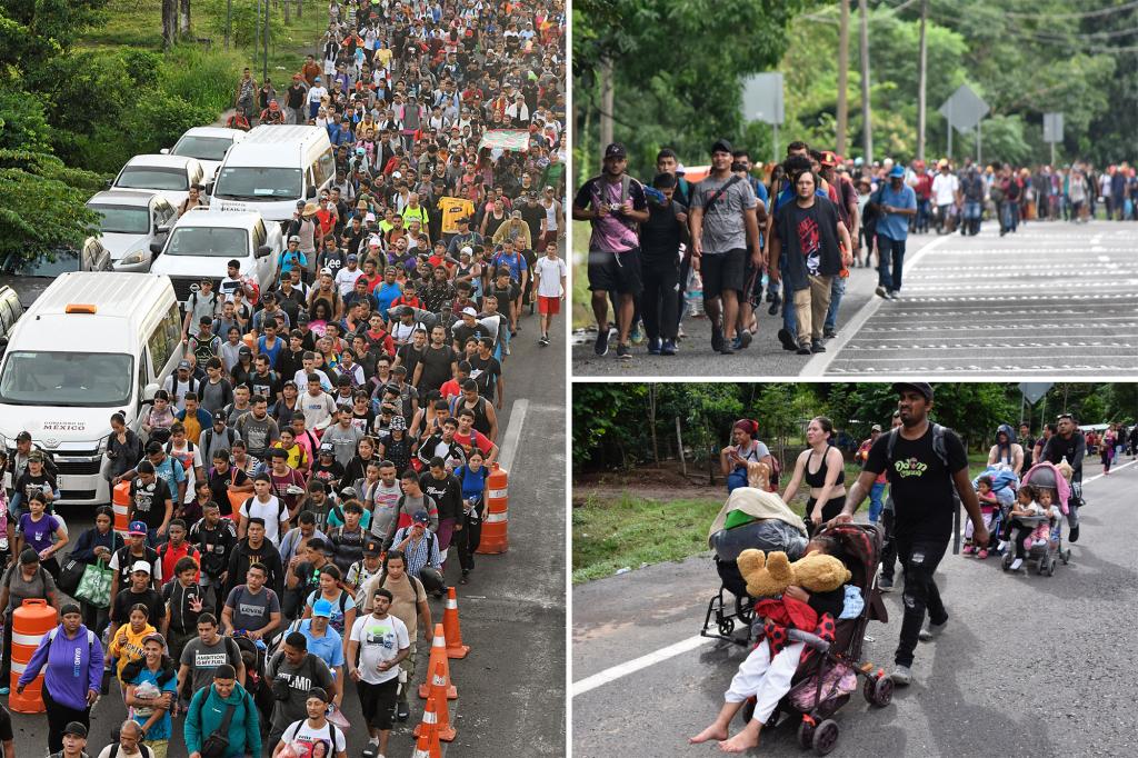 New caravan of at least 1,500 migrants rushing to southern border before Trump takes office