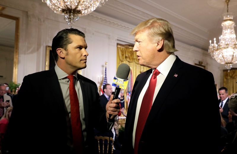 Trump says he will nominate anti-'woke' Fox News host Pete Hegseth for defense secretary