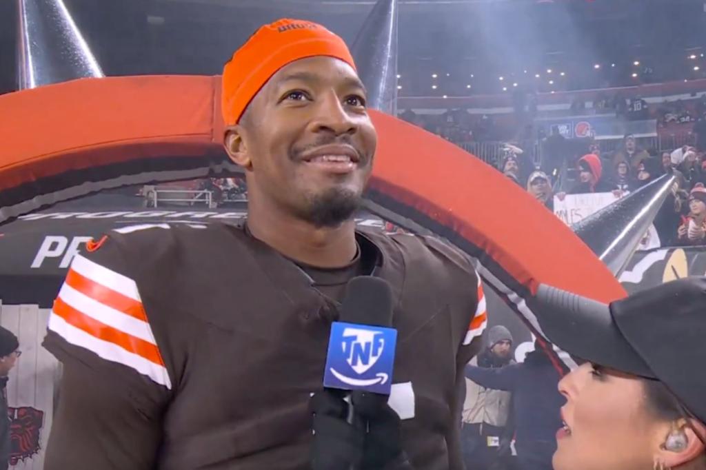 Jameis Winston delivers all-time interview before Browns' 'TNF' game