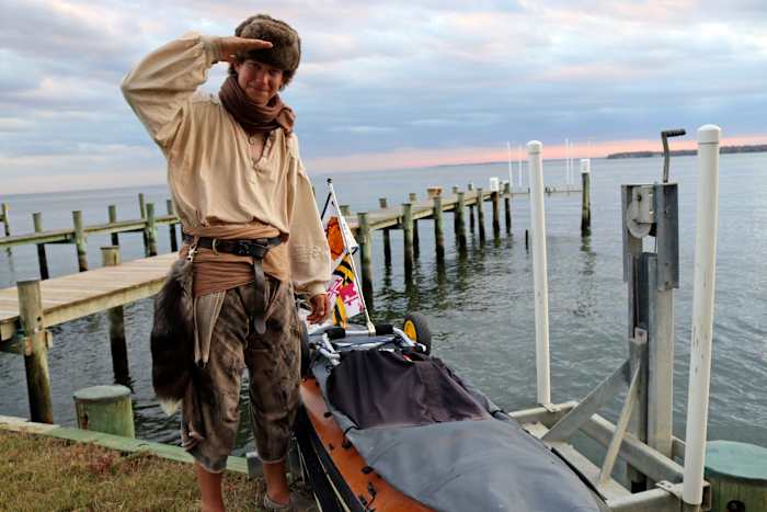 Canoeist paddling 6,000-mile Great Loop out of gratitude for life