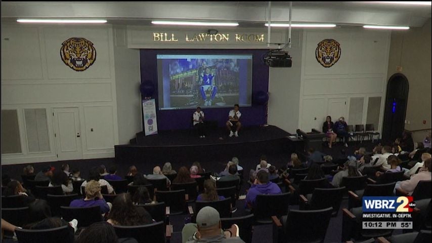 LSU wide receiver CJ Daniels partners with Epilepsy Alliance Louisiana to teach about seizures