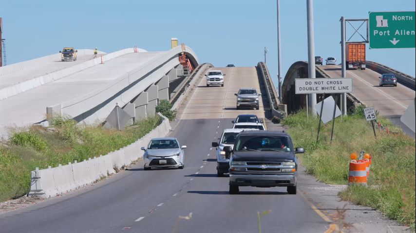 LaDOTD announces southbound traffic shift on LA 1 Intercoastal Bridge starting Tuesday