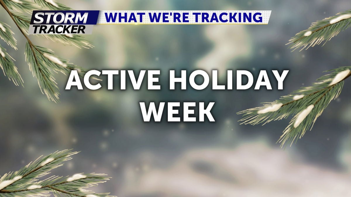 Winds pick up Sunday ahead of an active holiday week