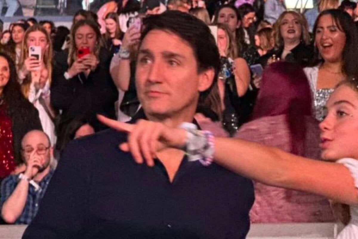 PM Trudeau attends Taylor Swift concert with family in Toronto