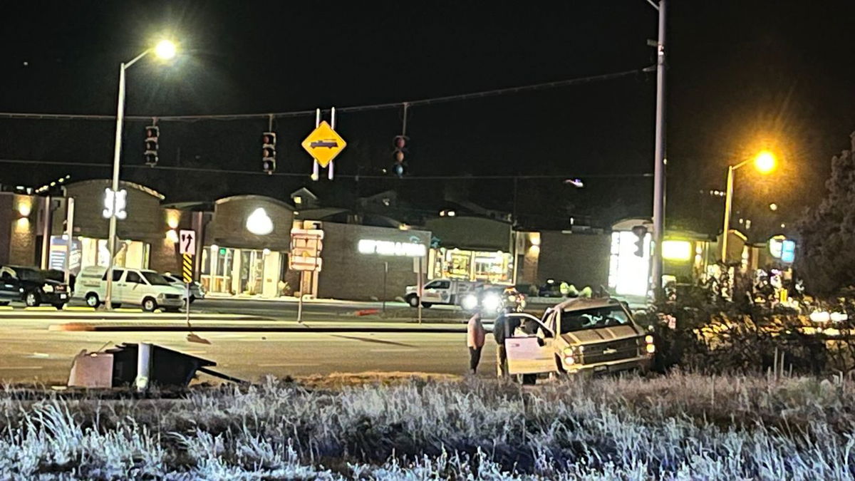 Car crash causes power outage and shuts down lanes on Garden of the Gods Rd