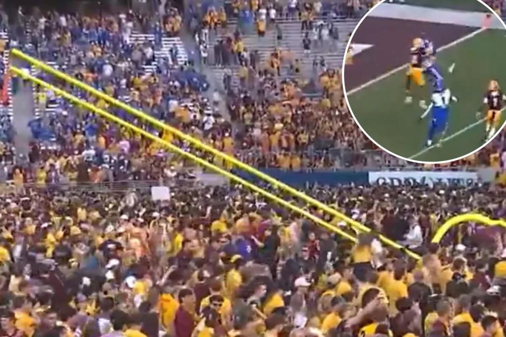 Arizona State fans storm field early, cause major delay vs. BYU