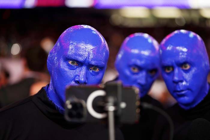 The Blue Man Group is relinquishing stages in New York and Chicago