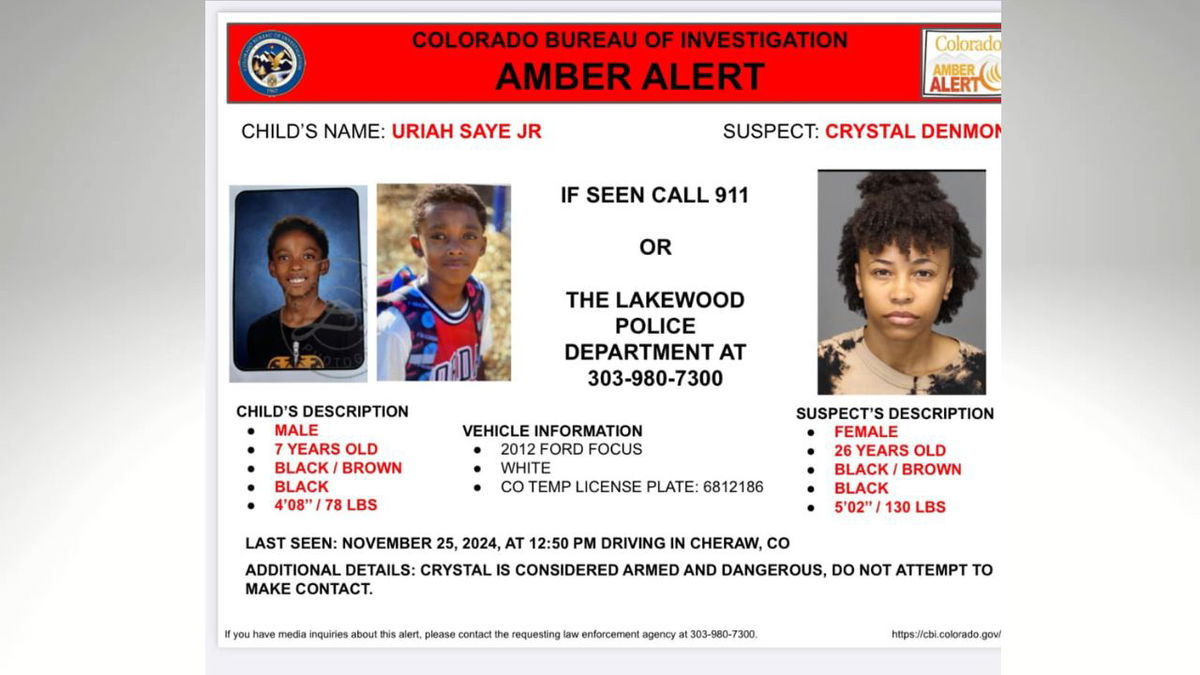 AMBER Alert deactivated for 7-year-old in Colorado