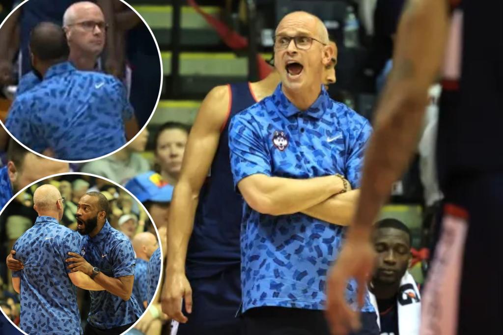 UConn's Dan Hurley criticizes refs for 'egregious' call in loss