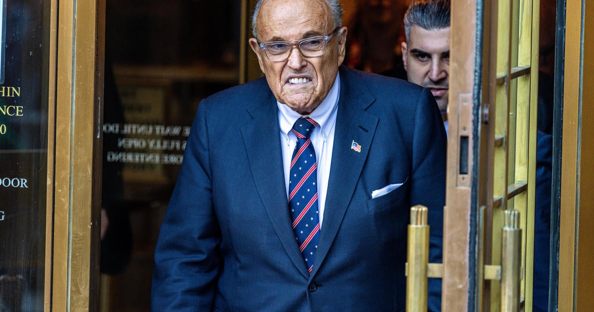 Rudy Giuliani says he's out of money during court appearance