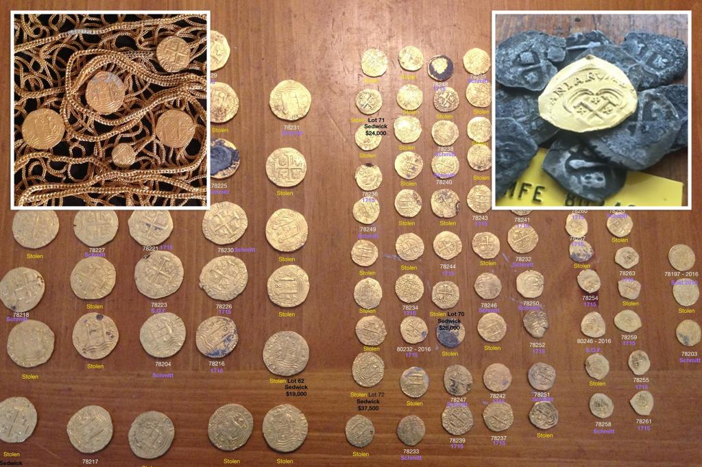 Gold coins stolen from centuries-old Spanish convoy in $1M heist recovered by Florida authorities