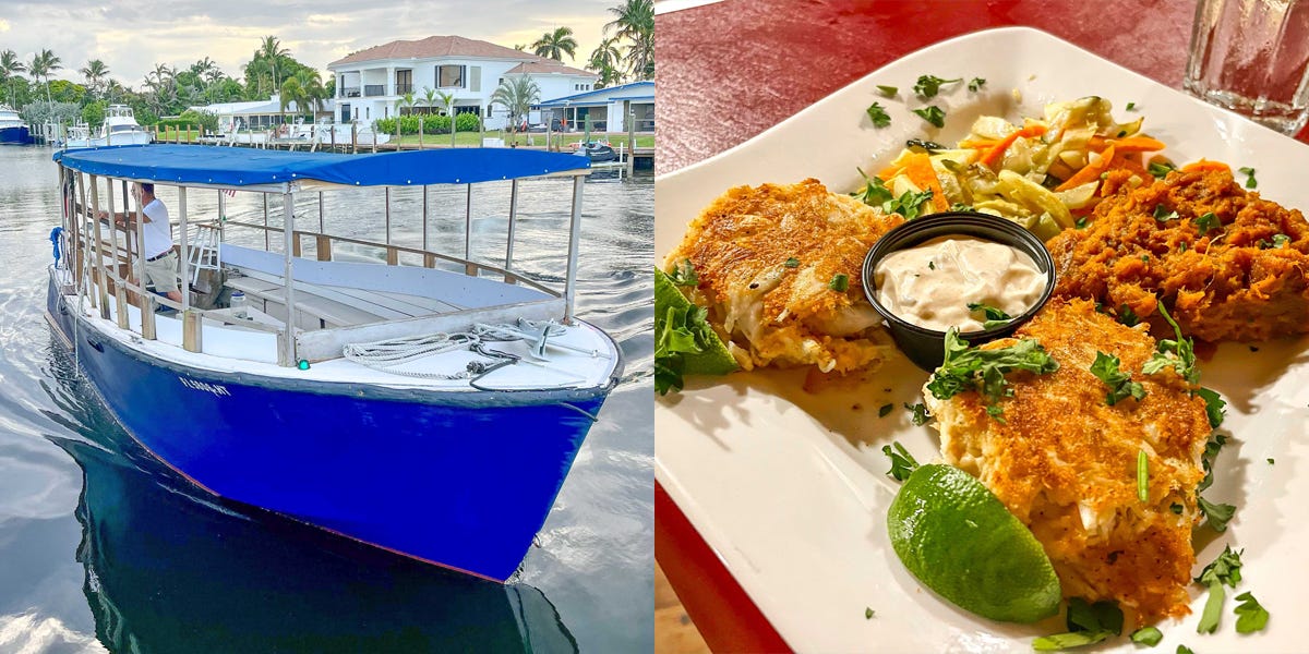 My husband and I spent $200 at a historic Florida restaurant only accessible by boat. The views were great, but the food was even better.