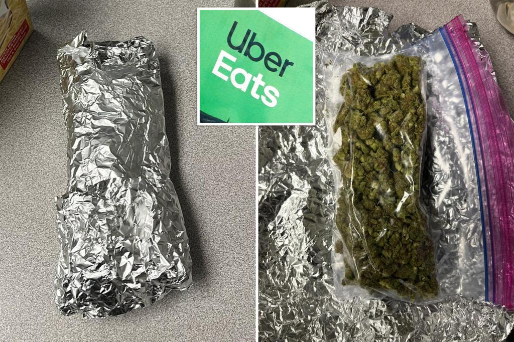 NJ Uber Eats driver finds large bag of marijuana in what she thought was burrito delivery