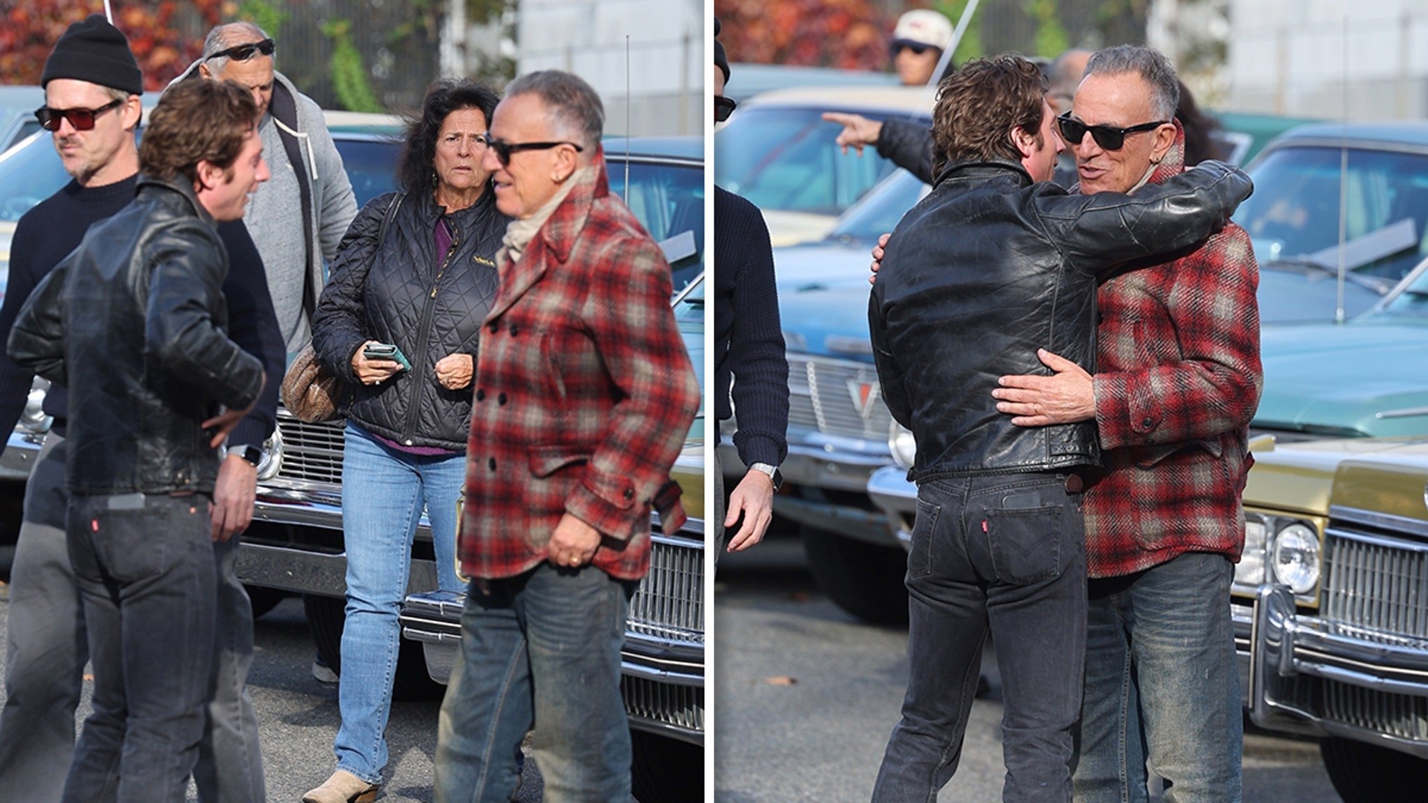 Bruce Springsteen Visits Jeremy Allen White on 'Deliver Me From Nowhere' Set