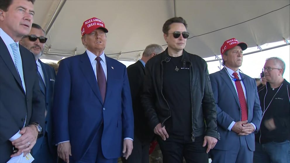 WATCH: Trump joins Elon Musk in Texas for SpaceX Starship launch