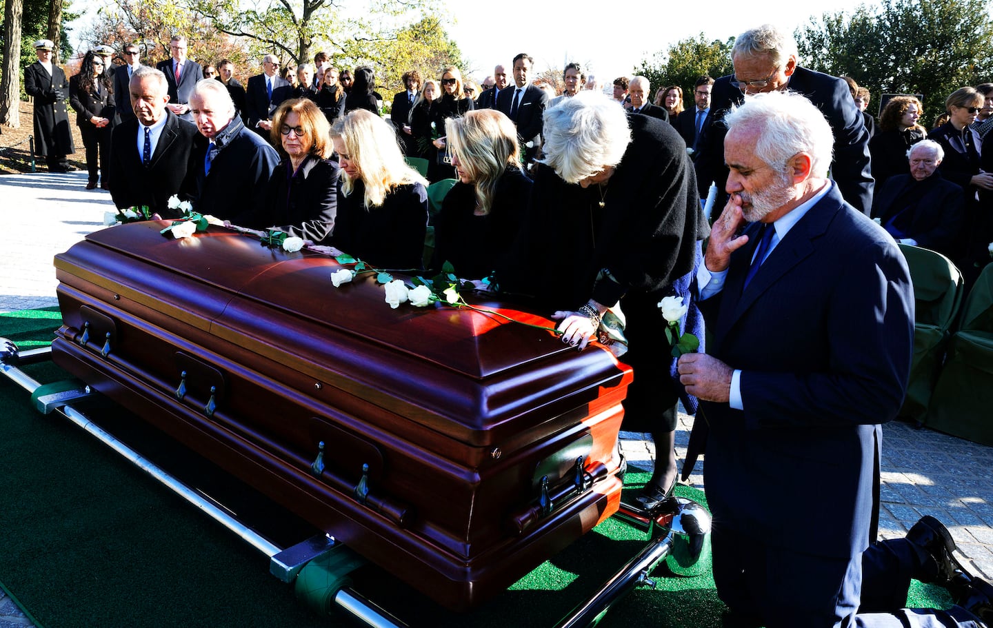 Ethel Kennedy laid to rest at Arlington National Cemetery in Virginia