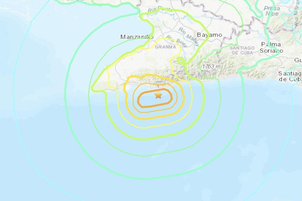 Strong earthquakes strike Cuba, causing damage and landslides