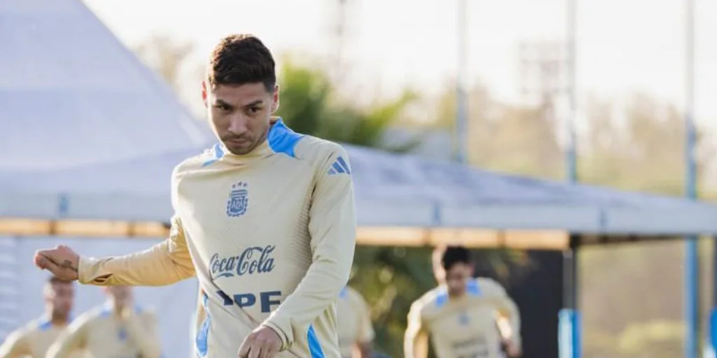 Montiel disputa unos minutos en la derrota de Argentina ante Paraguay