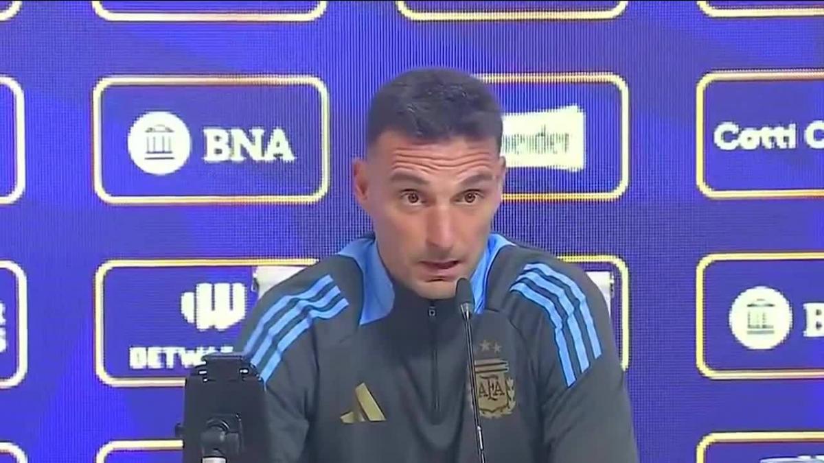 Scaloni no ve la 'Finalissima' contra España: "No está fácil..."