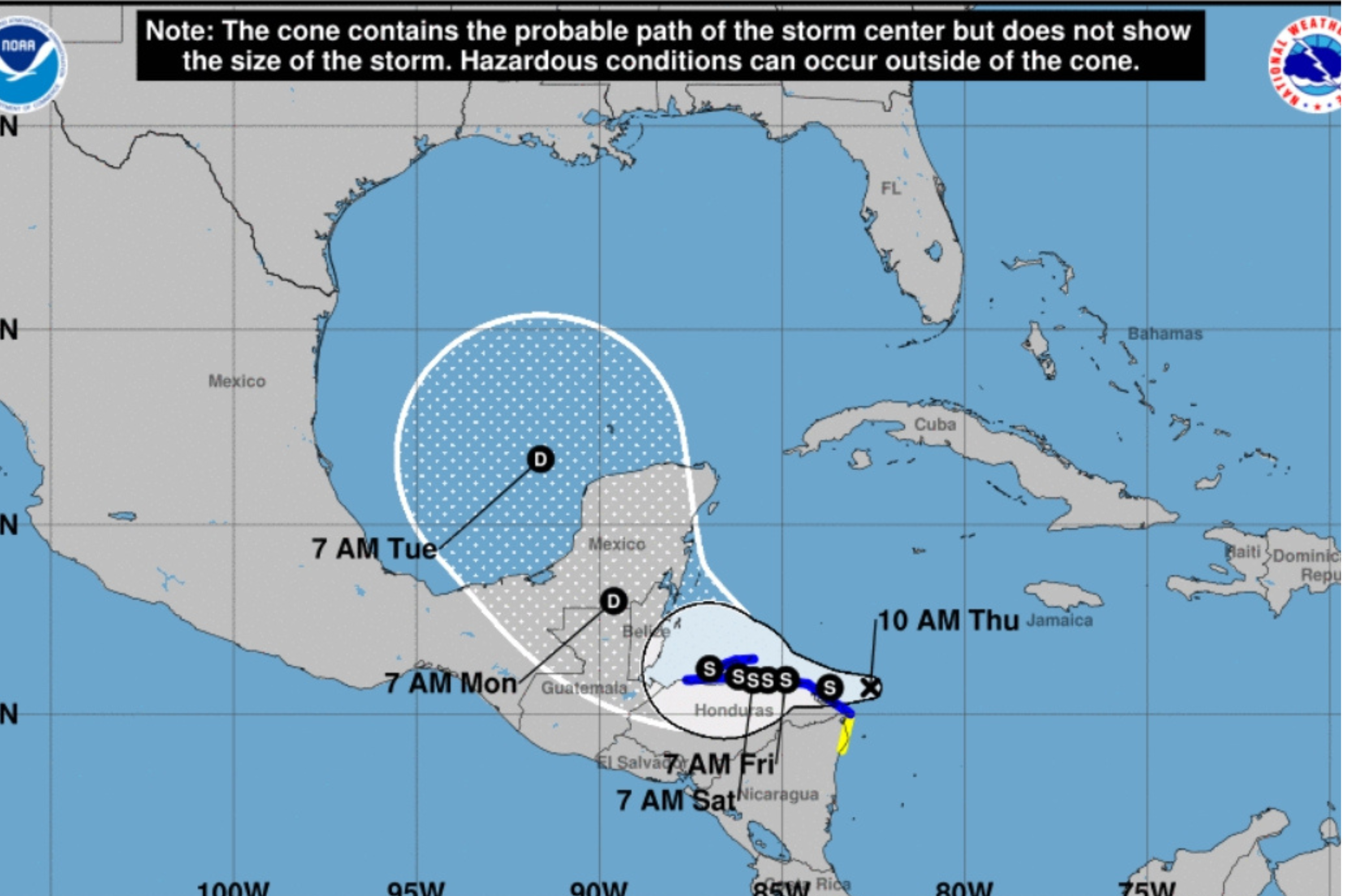 Tropical Storm Sara Update as 'Life-Threatening' Impacts Expected