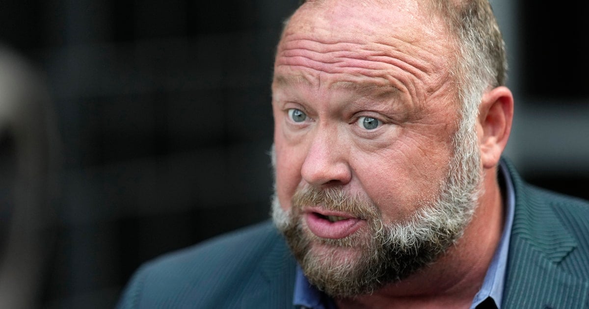 Fight to keep Alex Jones’ Infowars from The Onion’s goes before judge