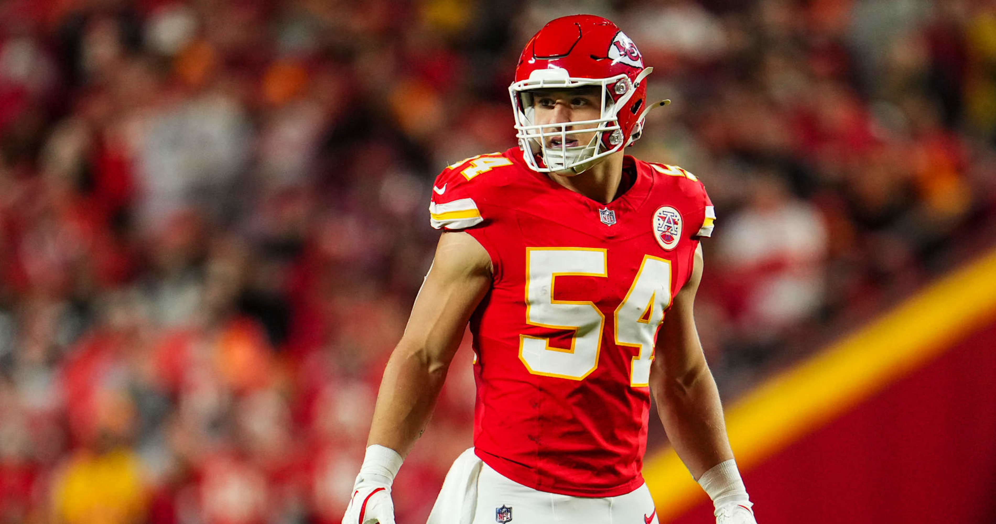 Patrick Mahomes Hypes Leo Chena After Blocked FG, Says Chiefs Call LB 'John Cena'