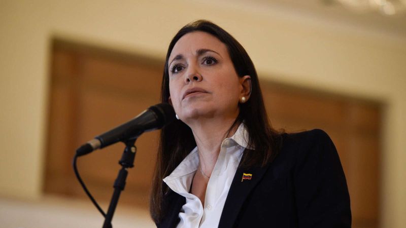 Fiscalía de Venezuela anuncia investigación a María Corina Machado por apoyar un proyecto de ley en EE.UU.