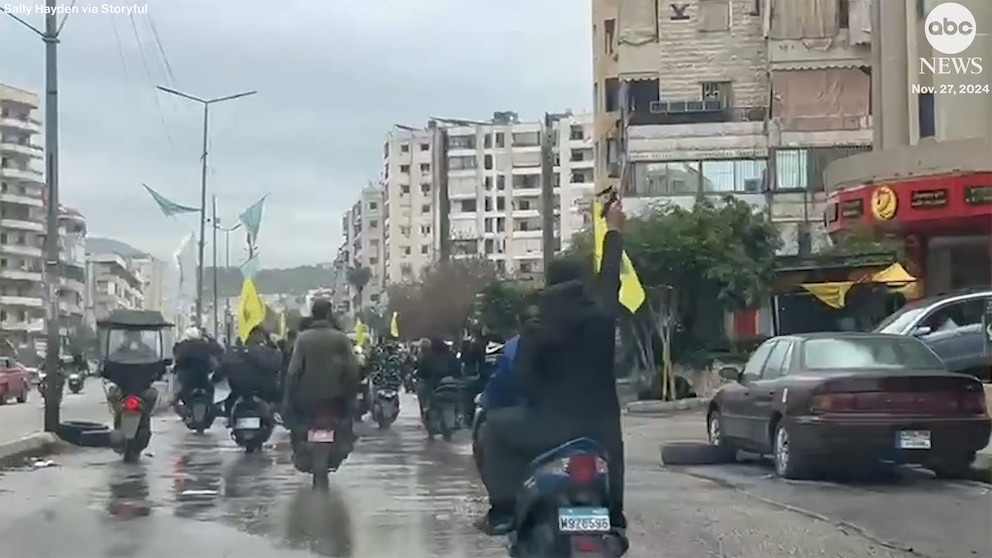 WATCH: Celebratory gunfire in Beirut after Israel-Hezbollah ceasefire