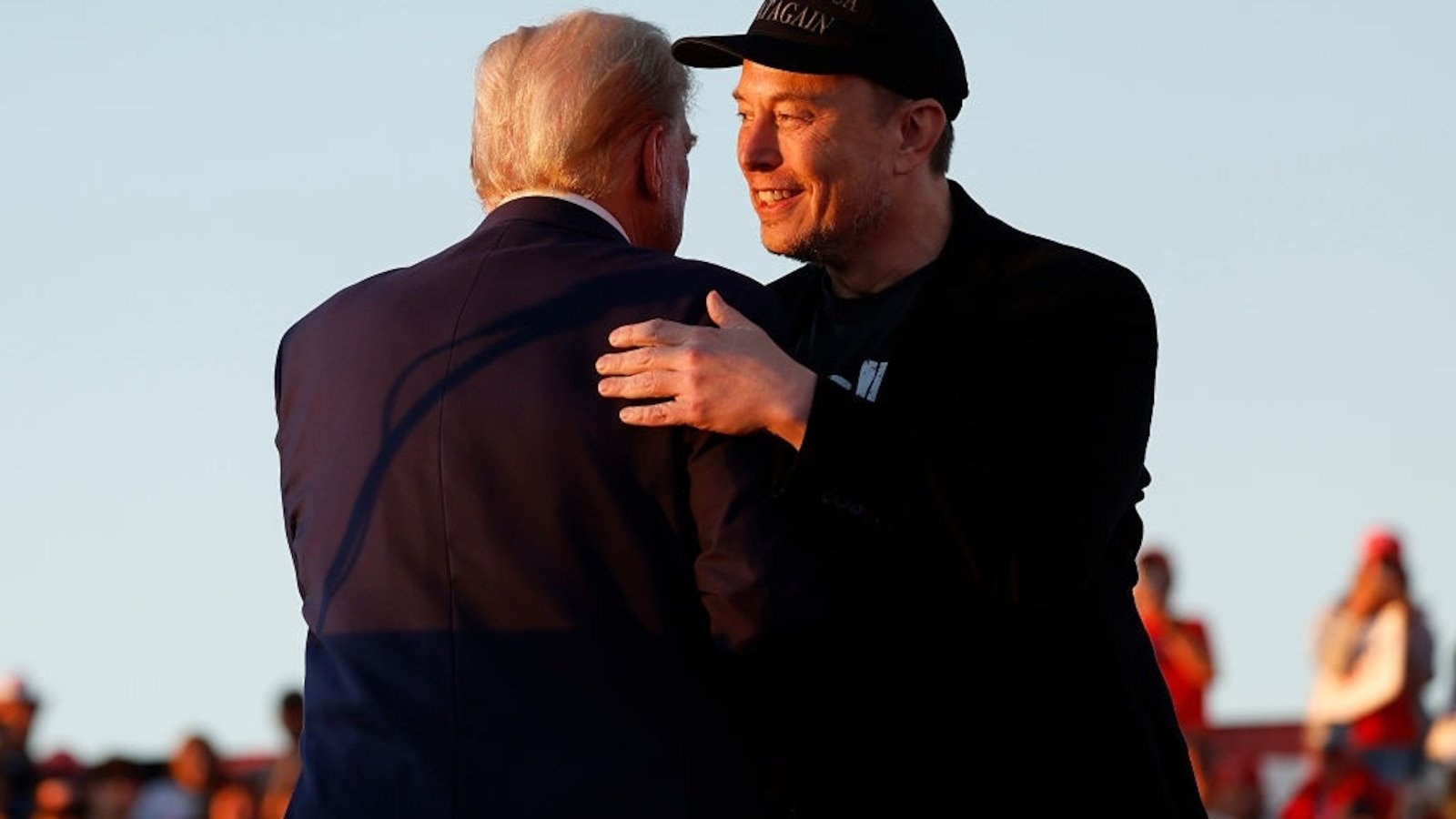 Donald Trump and Elon Musk golf at Trump International after election win