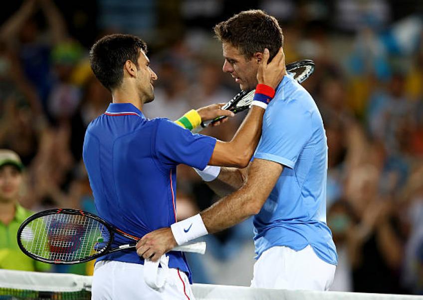 Emotional Tennis Moment as Juan Martin del Potro Embraces Novak Djokovic in Argentina After His Big-Hearted Gesture