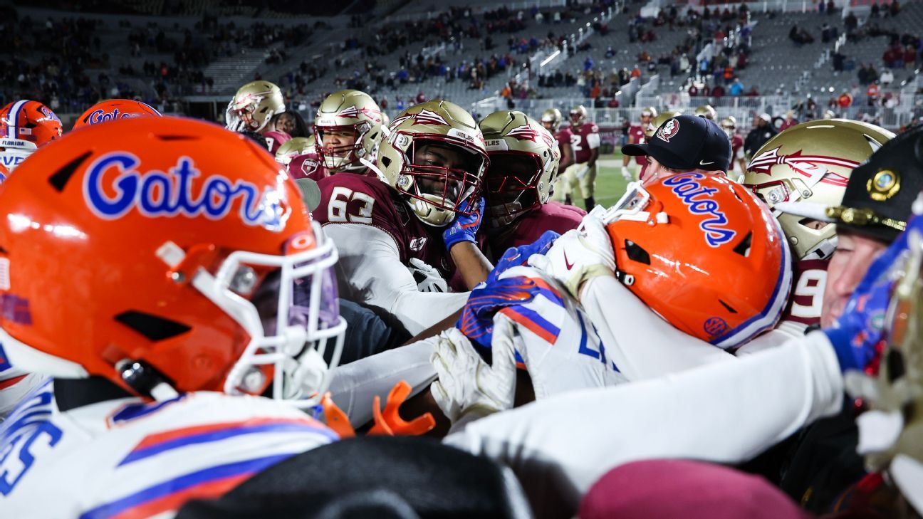 Billy Napier calls Florida's flag-planting on FSU logo 'embarrassing'