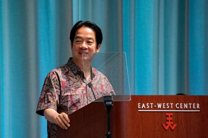 Taiwan's president visits East-West think tank as China criticizes his 2-day visit to Hawaii