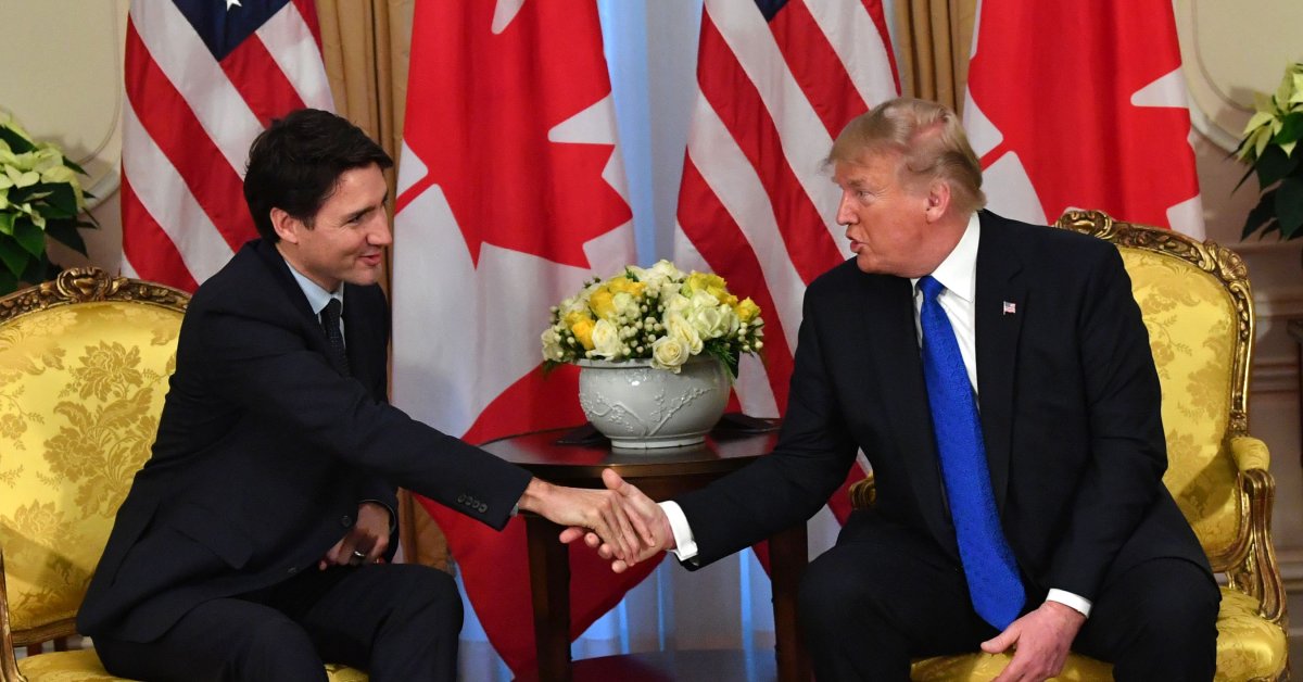 Canadian Prime Minister Trudeau Meets With Trump in Florida Amid Tariffs Threat