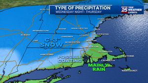 Snow is expected in Massachusetts this week. Here’s a timeline and projected totals