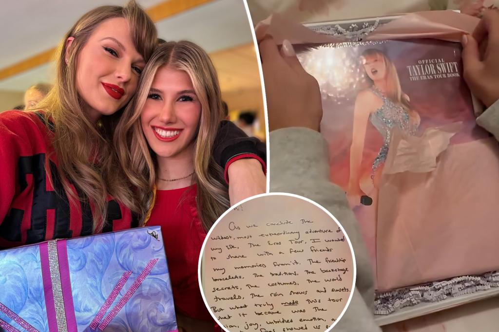 Taylor Swift gifts Chiefs heiress Ava Hunt an Eras Tour book