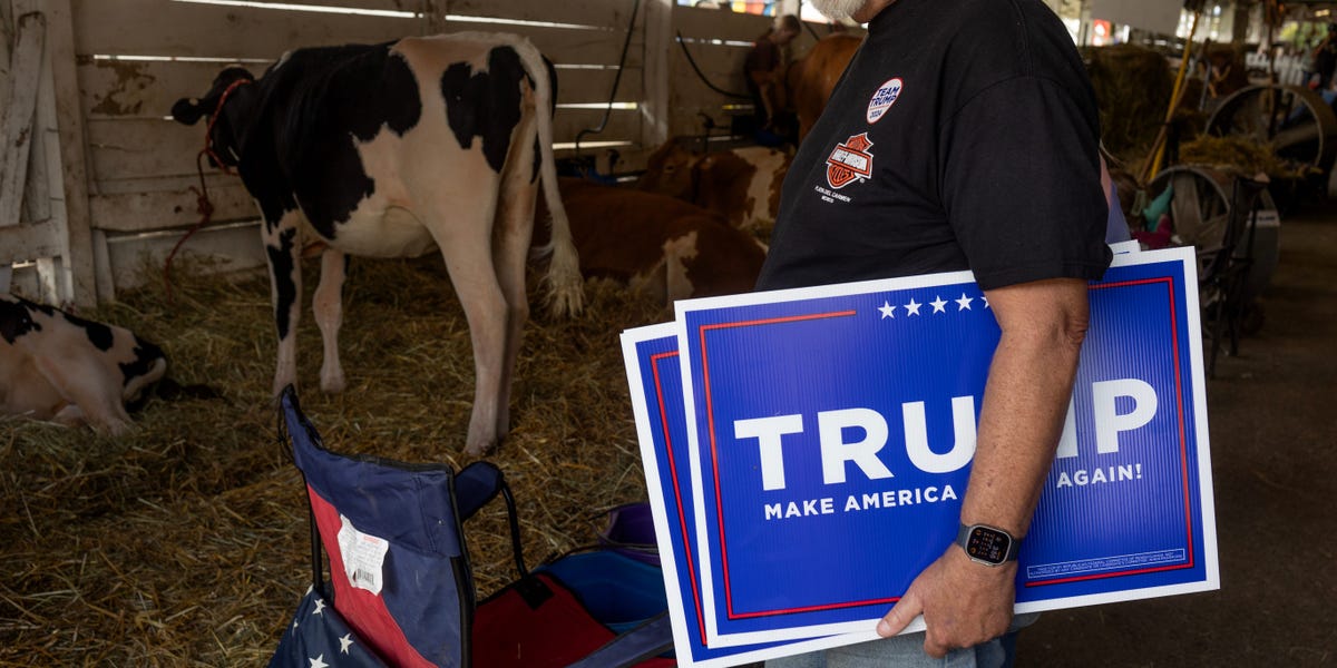 Young people flocked to these 10 rural places before the election. 9 went for Trump.