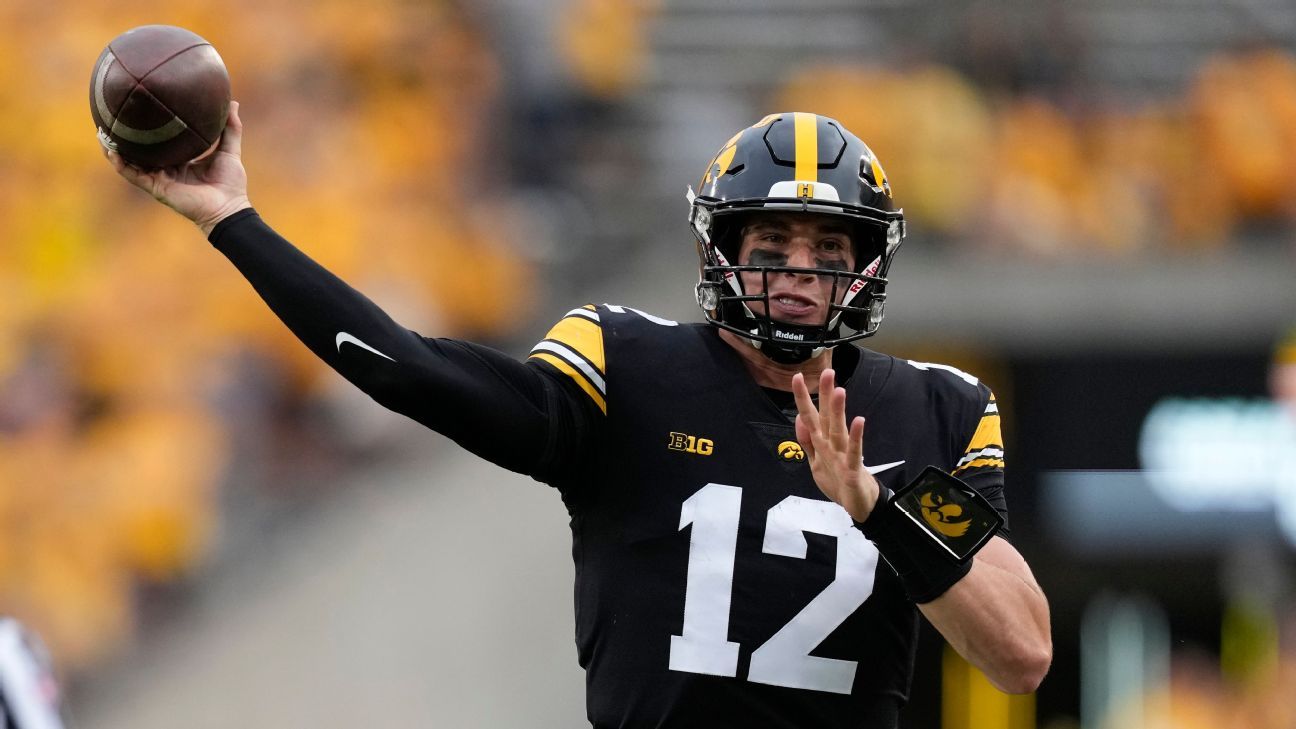 Iowa QB Cade McNamara eyes 7th season, enters transfer portal